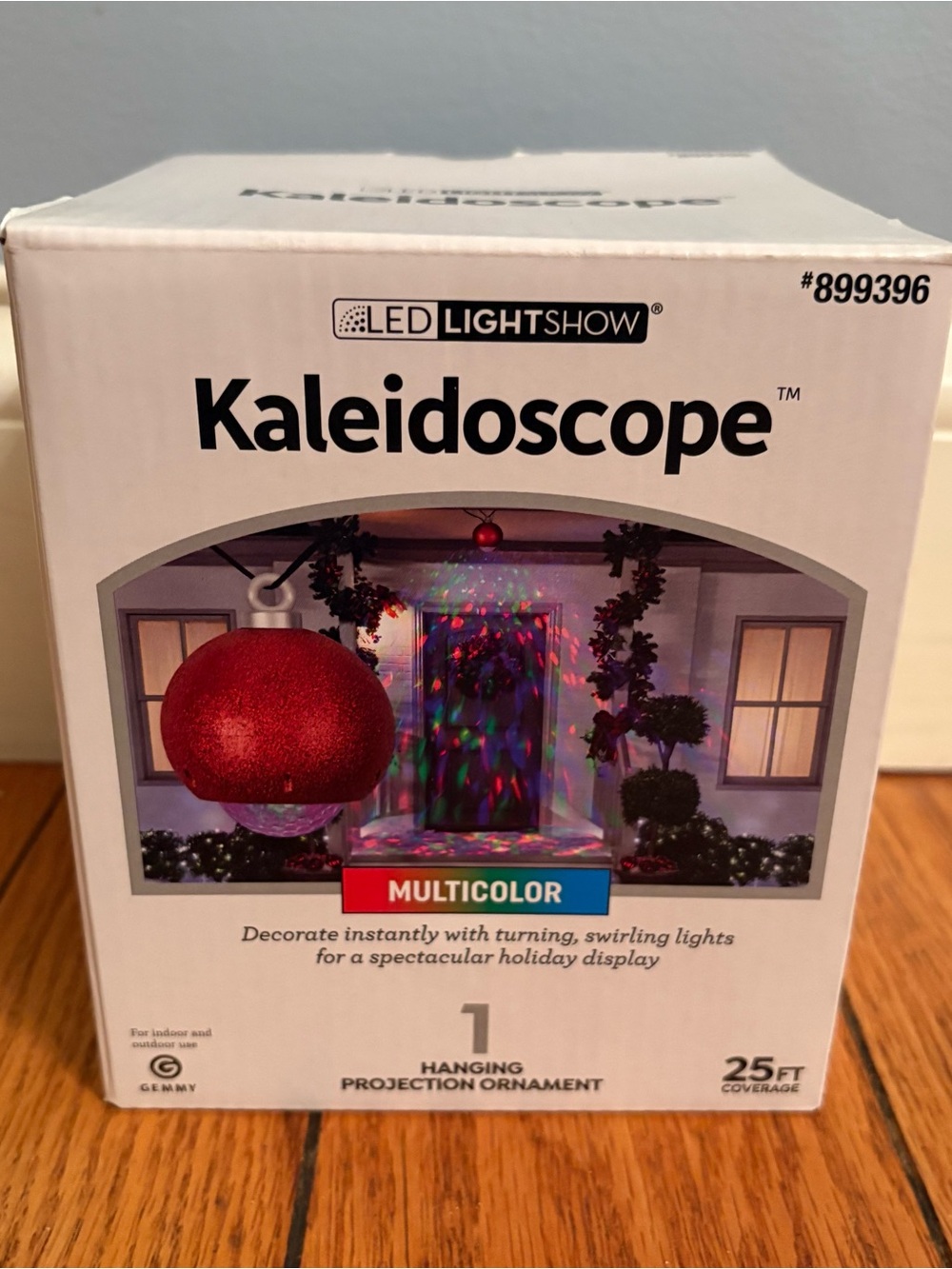 Gemmy LED LightShow Kaleidoscope Hanging Projection 25ft Christmas & Halloween